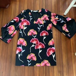 Crosby by Mollie Burch floral mini dress with beautiful sleeves